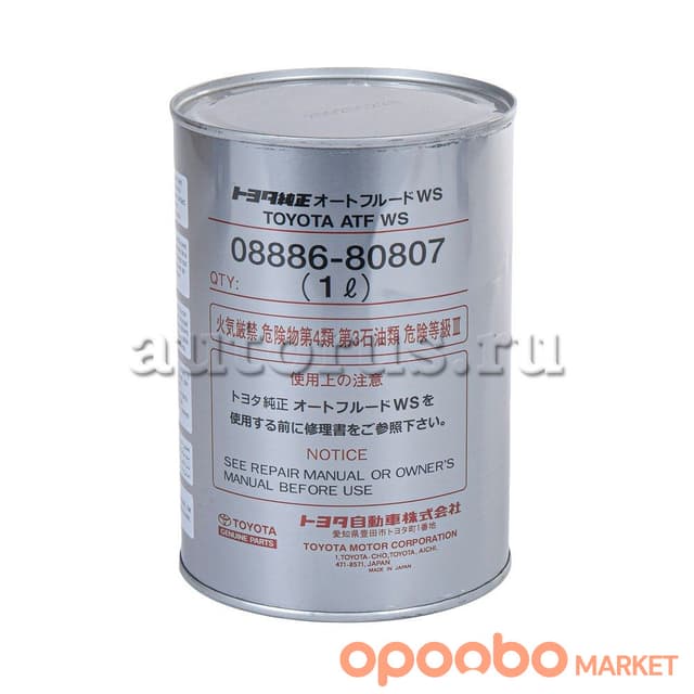 TOYOTA ATF WS FLUID 1L 08886-80806-LPN
