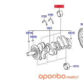 TOYOTA BEARING SET, CONNECT 13041-0Y040-01