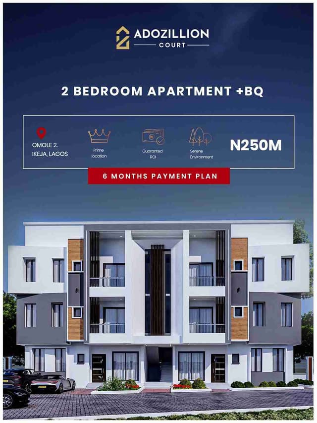 🏡 *INTRODUCING ADOZILLION COURT, OMOLE PHASE 2, IKEJA*