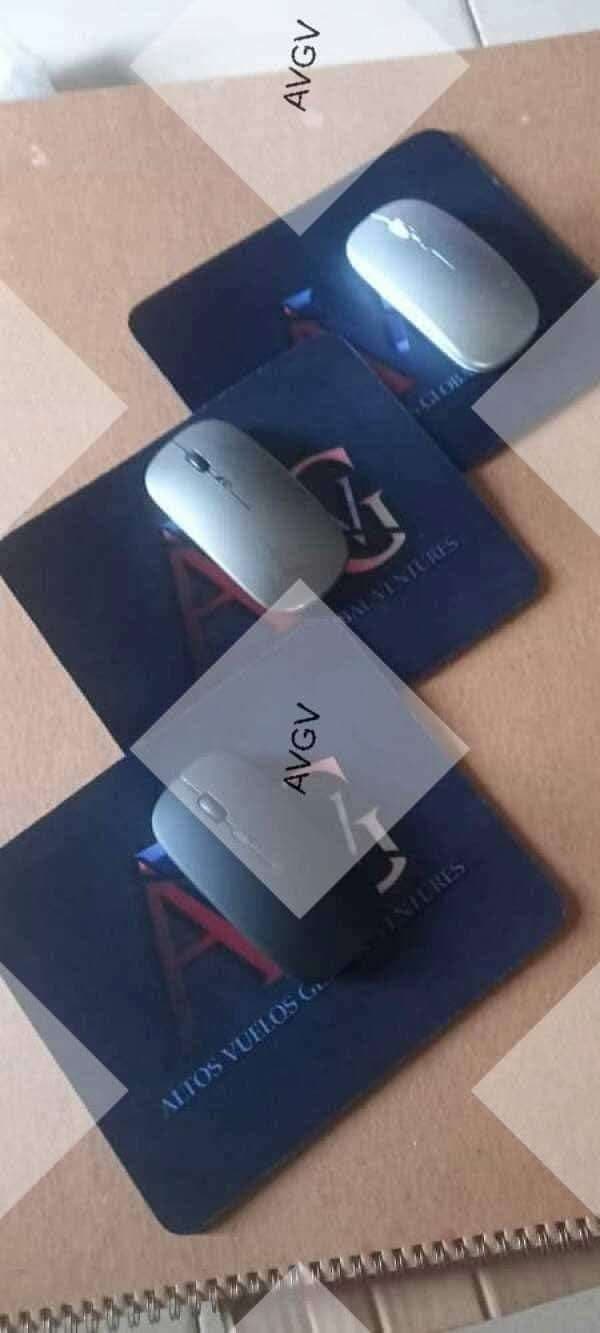 Rechargeable Wireless Mouse + Free Mousepad