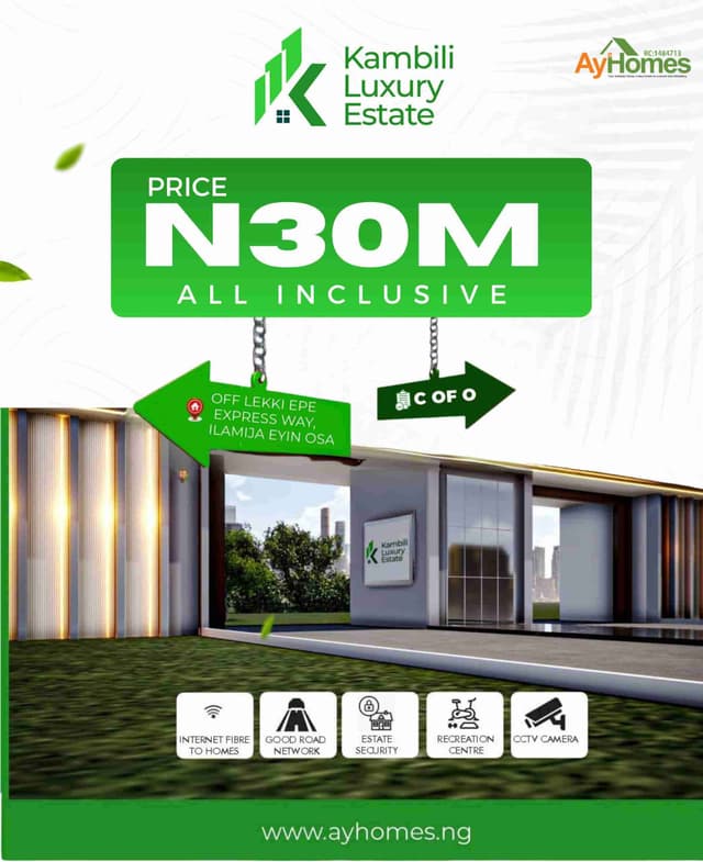 KAMBILI LUXURY ESTATEoff Lekki-Epe Expressway, Ilamija Eyin Osa