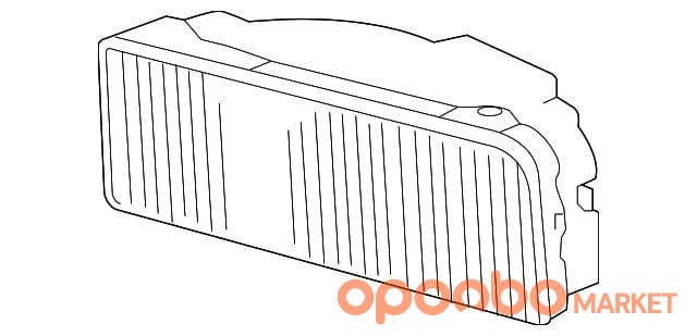 TOYOTA LENS & Body, FOG 81221-60151