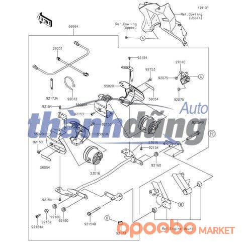 TOYOTA LAMP Unit, FOG Lamp, LH 81221-BZ060