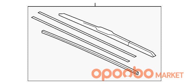 TOYOTA BLADE FR WIPERRH 85212-0R050