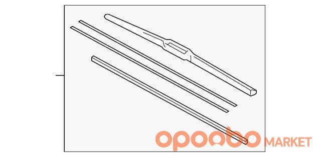 TOYOTA Blade, FR Wiper, RH 85212-60280