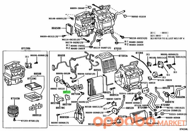 TOYOTA Valve, Expansion, NO 88515-28180