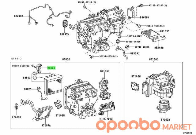TOYOTA Valve, COOLER EXPANSION 88515-WC003