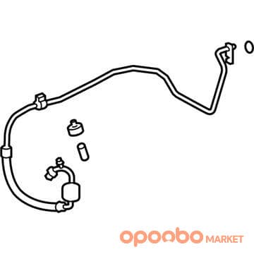 TOYOTA HOSE Sub-assy, 88704-1A380