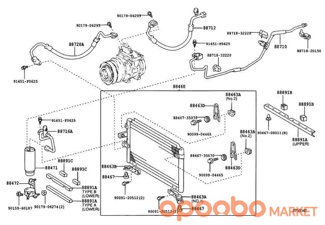 TOYOTA Tube, Liquid, NO.1 88716-35610