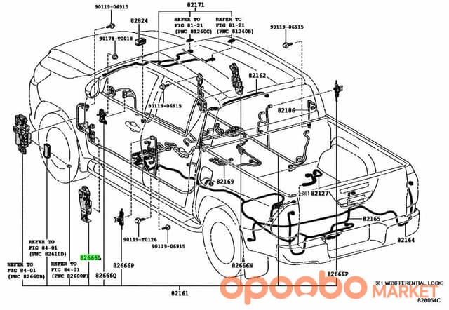 TOYOTA Computer, ENGINE CONTROL 89666-0K250