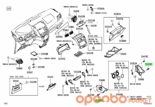 TOYOTA CLIP 90044-67579-B0