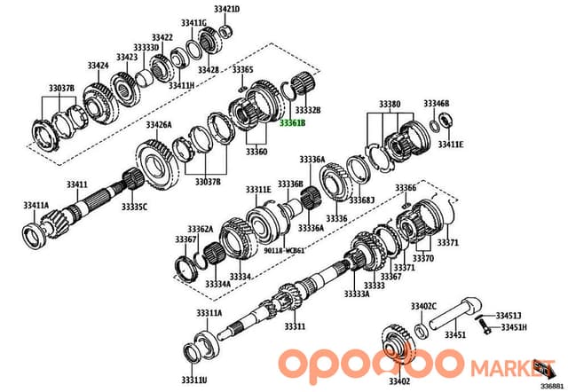 TOYOTA Pad,front BUMPER 90118-WC570