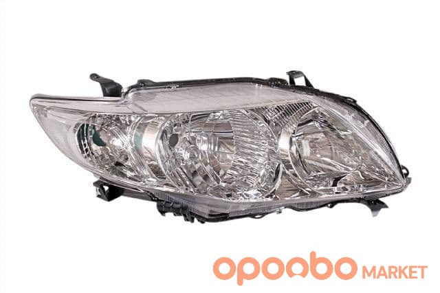 Toyota Genuine Part 81130-02550 Right-Hand (RH) Headlamp Assembly Corolla 2007-2009