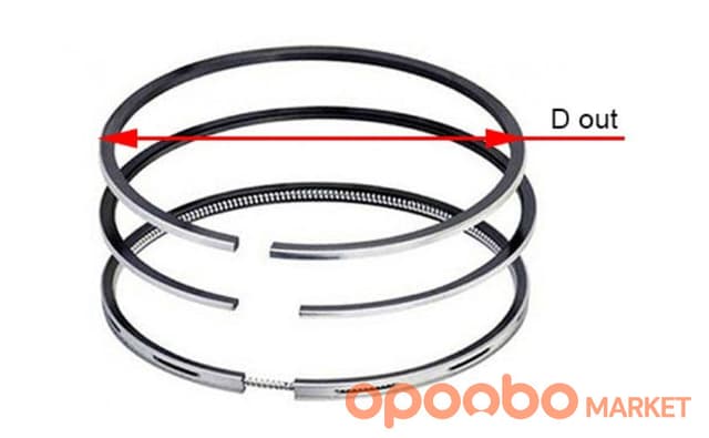 TOYOTA RING SET, PISTON S1304-E0060